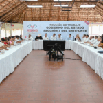 Eduardo Ramírez fortalece diálogo con maestras y maestros de la Sección 7 del SNTE-CNTE