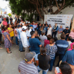 Ángel Torres da inicio a obras integrales de drenaje, agua potable y alumbrado público, en la colonia Potinaspak
