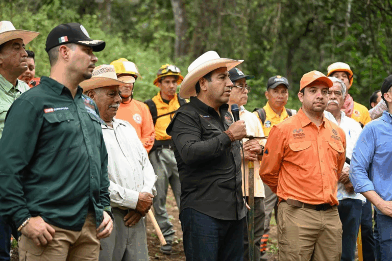 En La Concordia, Eduardo Ramírez Aguilar fortalece la prevención de incendios forestales