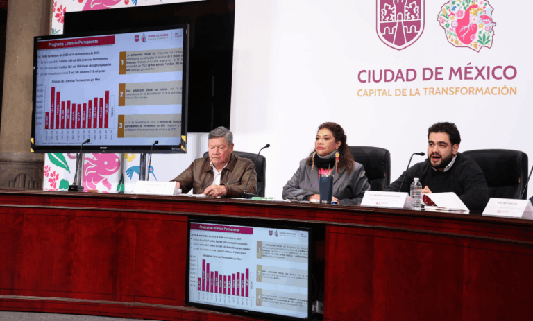 Clara Brugada anuncia ampliación del programa de Licencia Permanente hasta 2026