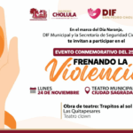 San Pedro Cholula conmemora el 25N con arte y unidad contra la violencia