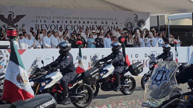 SSP Tuxtla participa y garantiza saldo blanco durante el Desfile del 20 de Noviembre