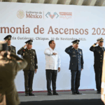 Eduardo Ramírez asiste a Ceremonia de Ascensos 2025 de la Secretaría de la Defensa Nacional