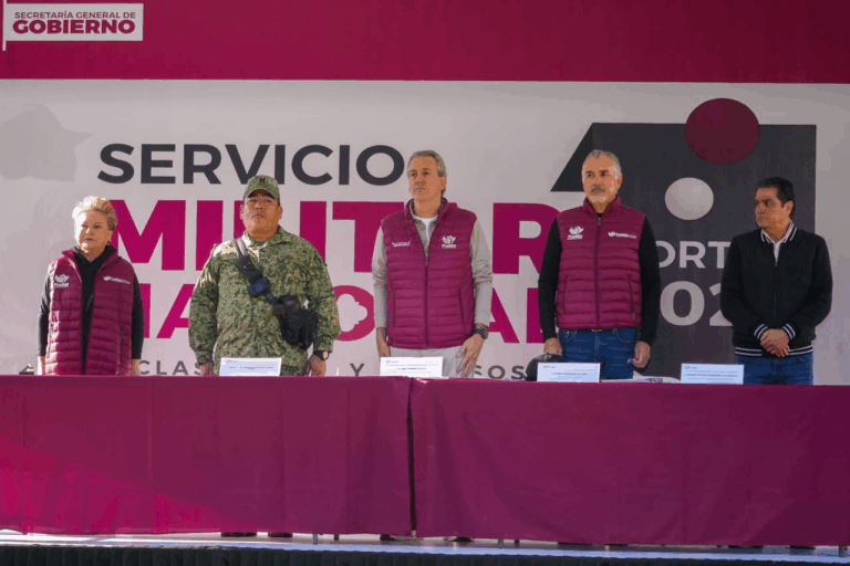Pepe Chedraui encabeza Sorteo del Servicio Militar Nacional 2025 en Puebla