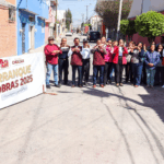 Gobierno de Cholula atiende demanda vecinal con trabajos de bacheo en la 3 Sur