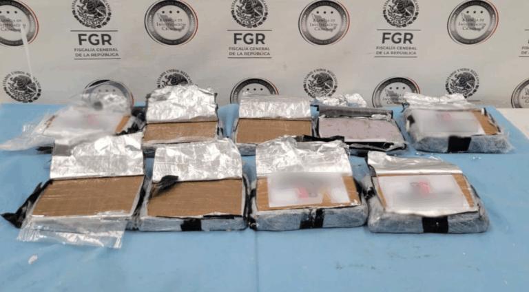 FGR inicia investigación tras decomiso de cocaína y fentanilo en empresa de paquetería en Michoacán