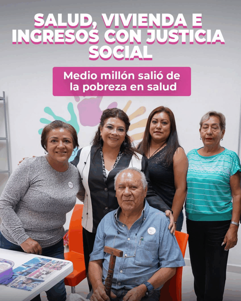 Clara Brugada celebra que medio millón de personas salieron de la pobreza extrema en la Ciudad de México