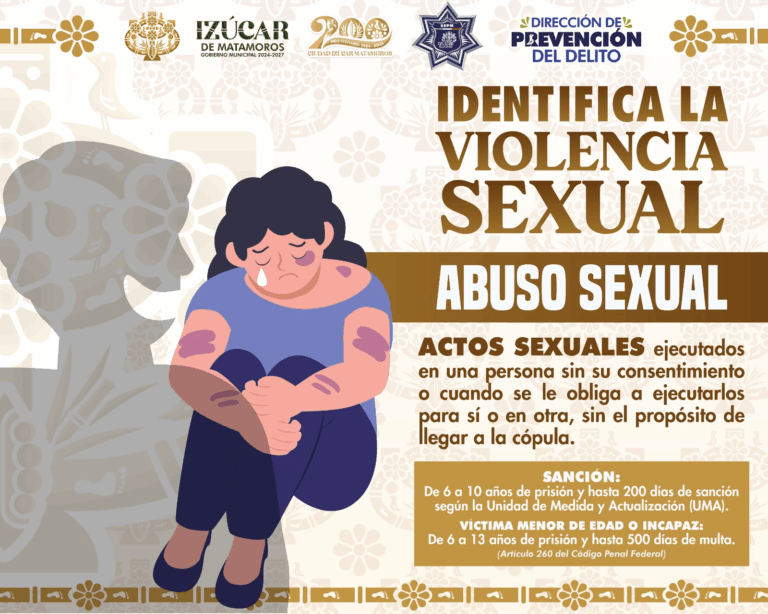 Izúcar de Matamoros llama a prevenir y denunciar el abuso sexual