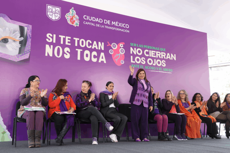 Clara Brugada lanza “Si te tocan, nos toca” y anuncia reformas para frenar la violencia contra mujeres
