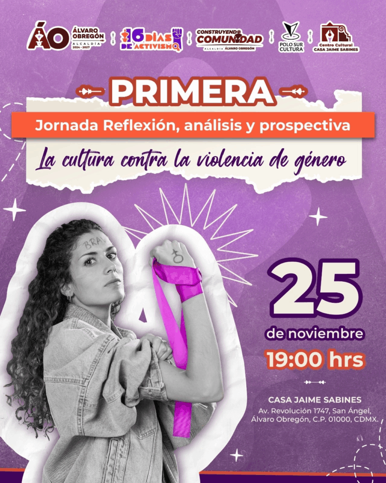 Álvaro Obregón convoca a jornada cultural contra la violencia de género