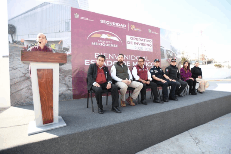 Refuerza Gobierno de Delfina Gómez medidas para ingreso y estancia segura de migrantes mexiquenses en fiestas decembrinas