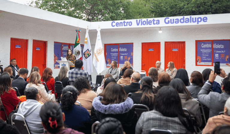 Inauguran Centro Violeta en Guadalupe para atención integral a mujeres