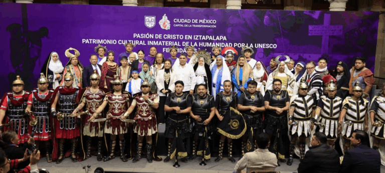 Celebran reconocimiento de la Pasión de Cristo en Iztapalapa como Patrimonio Cultural Inmaterial de la Humanidad