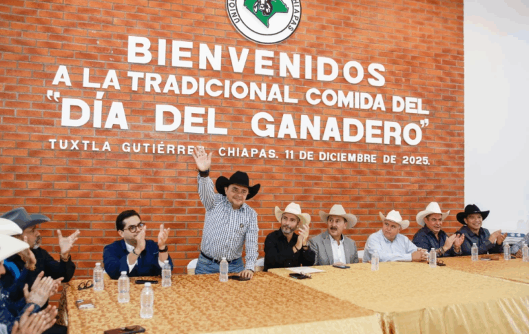 Presidente del Poder Judicial reconoce al sector ganadero en la Feria Chiapas