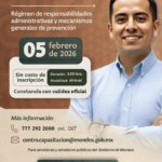 Gobierno de Morelos lanza diplomado gratuito para fortalecer competencias de servidores públicos