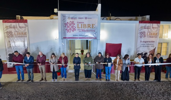 Claudia Sheinbaum inaugura Centro LIBRE en Ciudad Juárez: “Es tiempo de mujeres sin violencia y con libertad”
