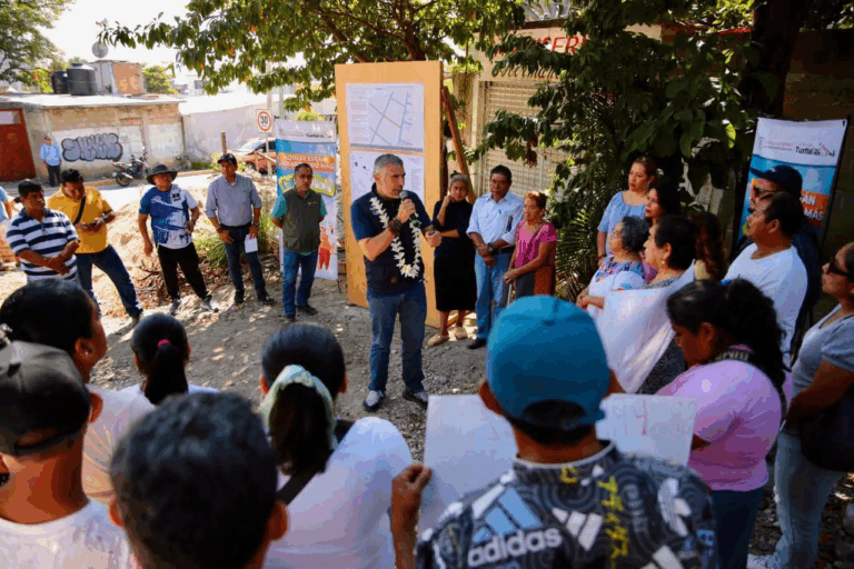 Inicia Ángel Torres nueva obra de Calles Felices en Linda Vista Shanká