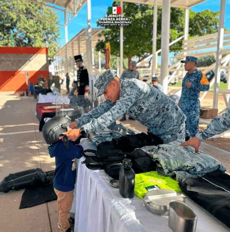 SEDENA y Guardia Nacional realizan jornada de labor social en Hermosillo