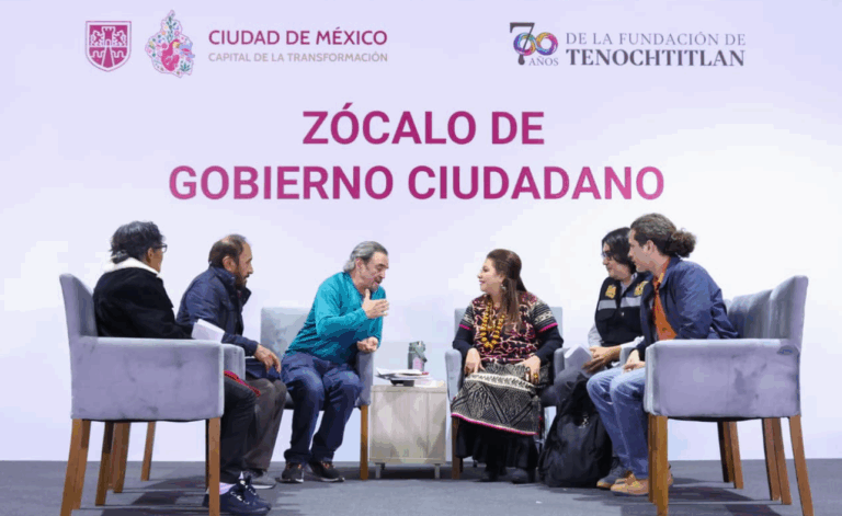 Audiencias Ciudadanas en el Zócalo continúan con vacunación gratuita durante el invierno