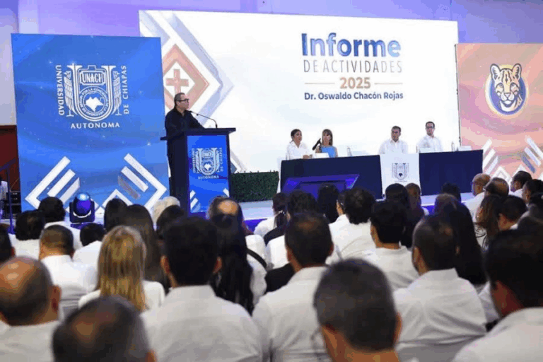 UNACH alcanza cifras históricas en matrícula y calidad académica: Oswaldo Chacón