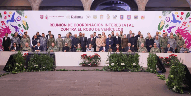 Margarita González Saravia destaca reducción del robo de vehículos en reunión regional de seguridad