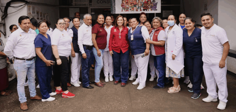 Rocío Nahle supervisa Hospital de Tezonapa y garantiza abasto de medicamentos y mejoras en infraestructura