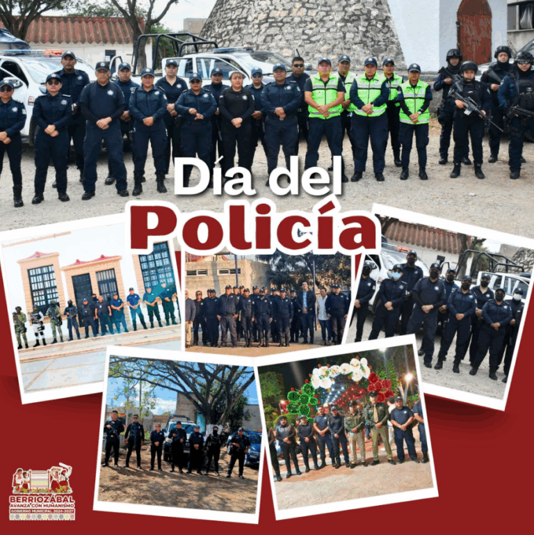 Reconoce Berriozábal la labor de sus policías en su día conmemorativo