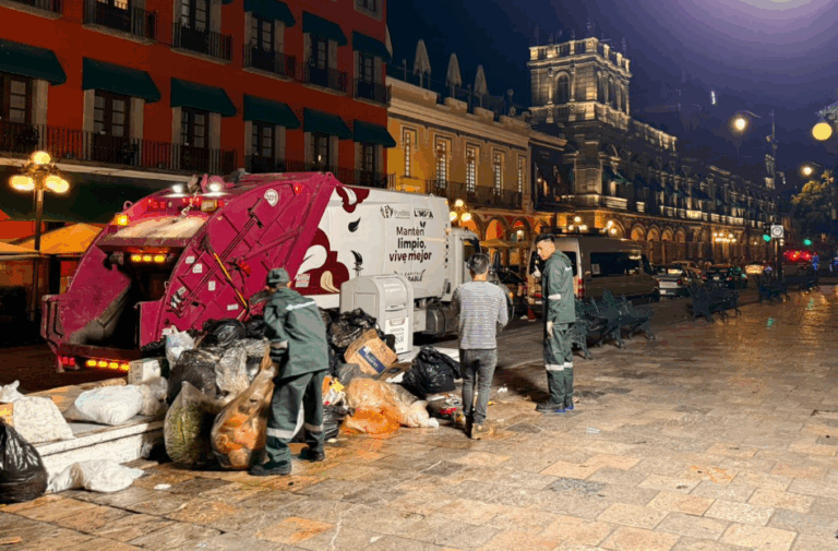 Gobierno de Puebla suspende recolección de basura el 25 de diciembre