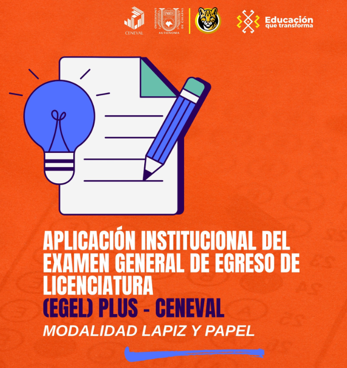 UNACH convoca a participar en el EGEL PLUS CENEVAL 2026 en modalidad lápiz y papel