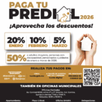 Ayuntamiento de Tuxtla invita a aprovechar descuentos en el pago del Predial 2026