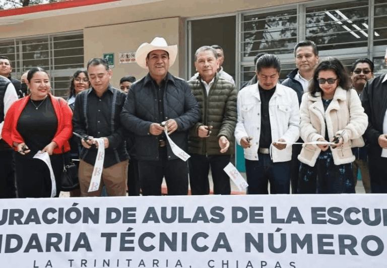 Con obras educativas y caminos, Eduardo Ramírez fortalece el desarrollo de la Meseta Comiteca Tojolabal