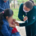 Refuerzan vacunación contra el sarampión en comunidades de Berriozábal