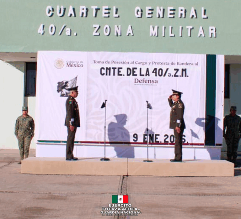 Andrés Ojeda Ramírez asume mando de la 40/a. Zona Militar en Guerrero Negro, B.C.S.