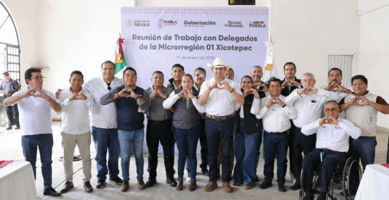 Armenta convoca a delegados y alcaldes a priorizar desarrollo comunitario en Puebla