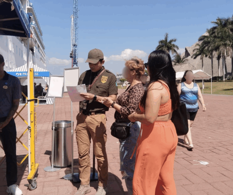 INM coordina ingreso de más de 2,700 personas del crucero Coral Princess en Chiapas