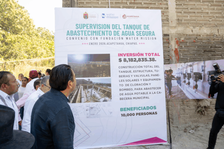 Con inversión de 20 mdp, Eduardo Ramírez fortalece salud y acceso al agua segura en Acapetahua