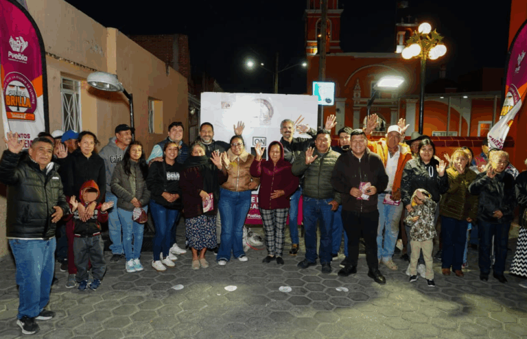 «Puebla Brilla» moderniza 353 luminarias en San Baltazar Tetela y alcanza cobertura total con tecnología LED