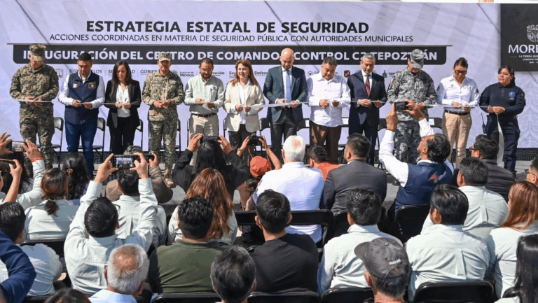 Inaugura Margarita González Saravia el C2 de Tepoztlán y fortalece estrategia estatal de seguridad