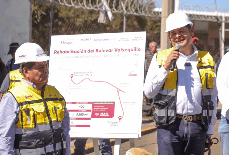Rehabilitación del Bulevar Valsequillo impulsa conectividad y desarrollo en Puebla