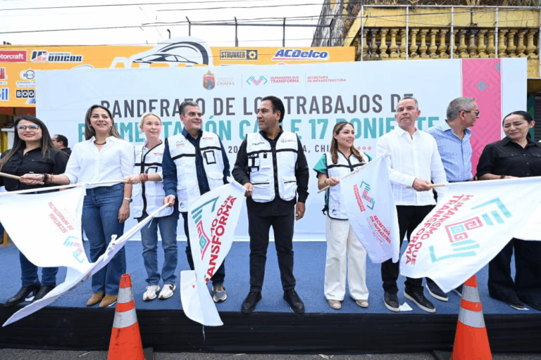 Eduardo Ramírez inicia modernización de la Calle 17 Poniente-Oriente de Tapachula, con una inversión de 137 mdp