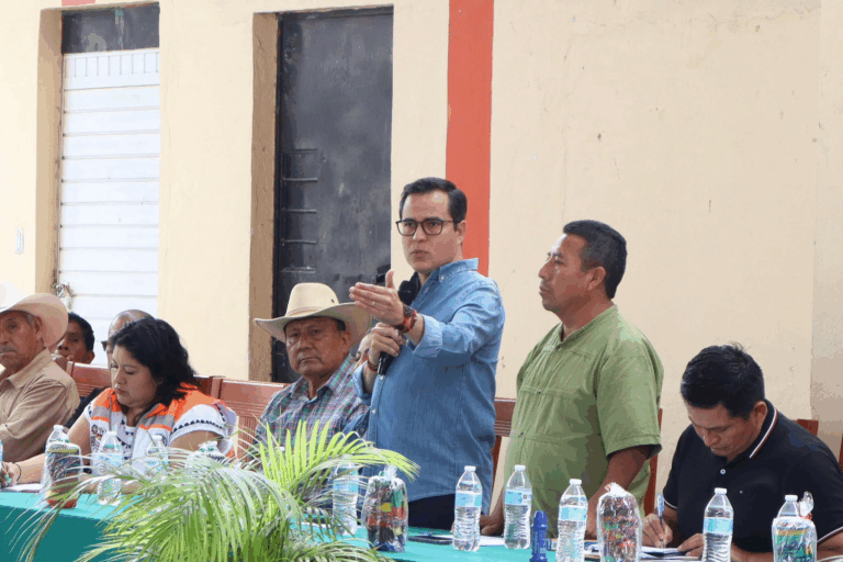 Jorge Acero participa en Asamblea General de Ejidatarios en Berriozábal