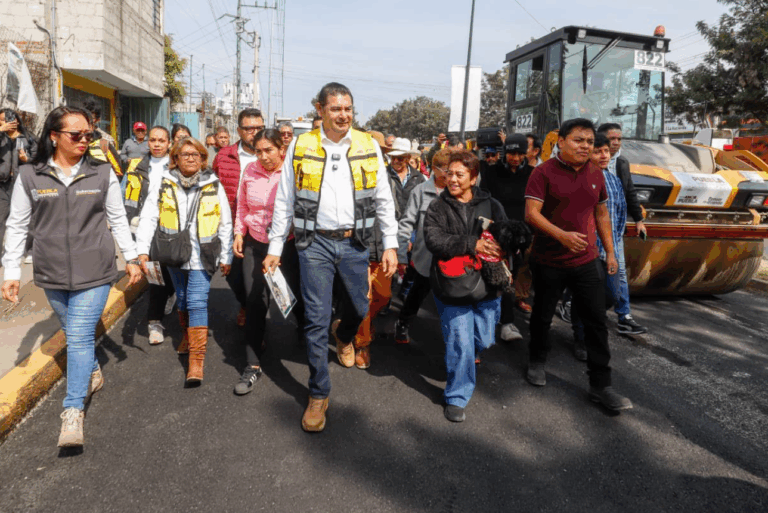 Gobierno de Puebla moderniza carretera Puebla-Tlaxcala con 40 % de avance