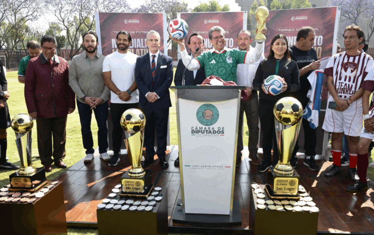 Ricardo Monreal inaugura el “Mundialito Legislativo” rumbo al Mundial 2026