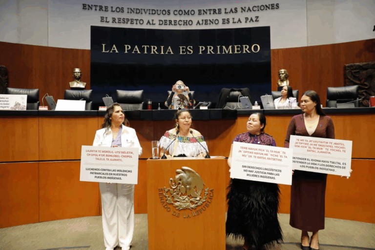 Senado reconoce a hablantes de lenguas indígenas como parte de la riqueza cultural de México