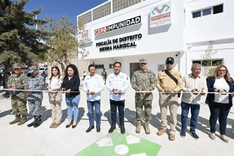 Eduardo Ramírez inaugura primera etapa de la construcción de la Unidad Administrativa en Motozintla