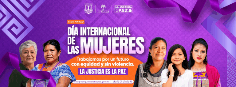 Poder Judicial de Chiapas reafirma compromiso con la igualdad en el Día Internacional de la Mujer