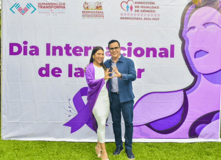 Berriozábal reafirma compromiso con los derechos de las mujeres en el Día Internacional de la Mujer
