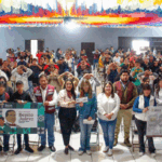Entregan en San Pedro Cholula tarjetas de la Beca Benito Juárez a estudiantes de preparatoria