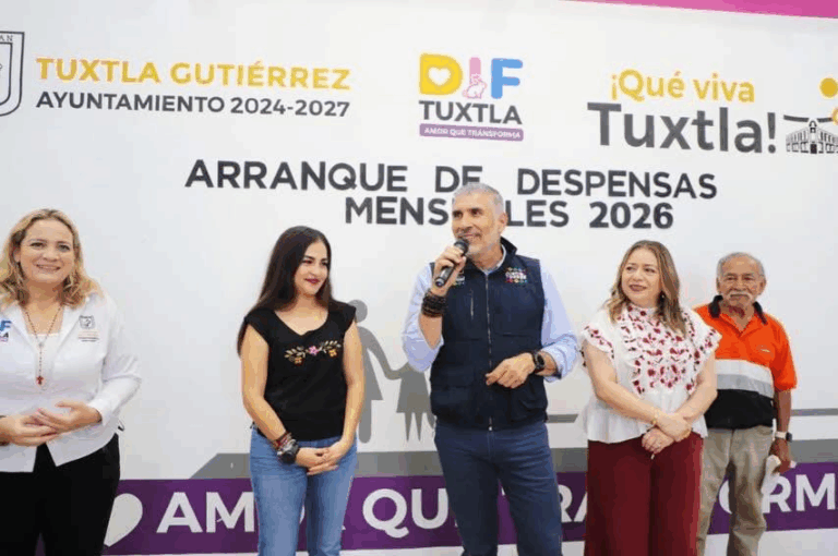 Ayuntamiento de Tuxtla Gutiérrez inicia Programa de Entrega de Despensas 2026 para apoyar a familias vulnerables