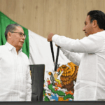 Gobernador Eduardo Ramírez Aguilar impone medalla “Ángel Albino Corzo Castillejo” a Florentino Pérez